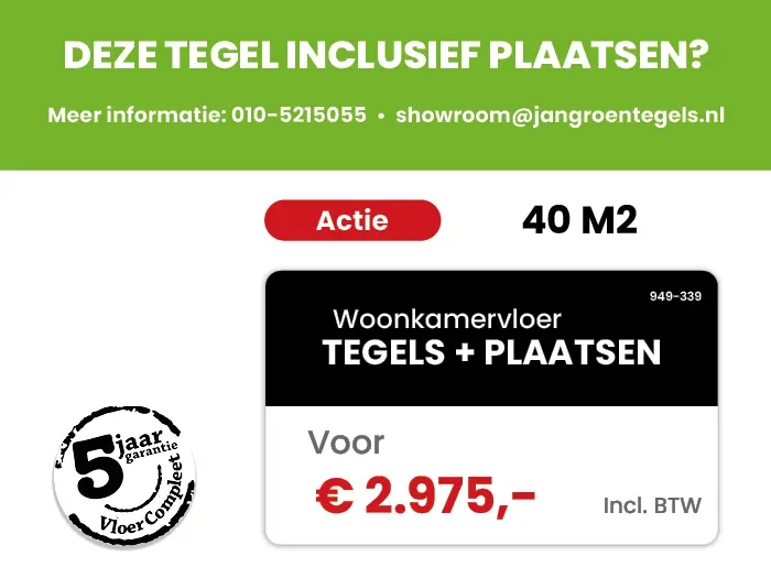 Vloertegel Margres Metropolis White 60 x 60 | 949-339 | Jan Groen Tegels