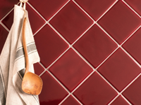 wandtegel Rood 12.7 x 12.7 | 206-712 | Jan Groen Tegels