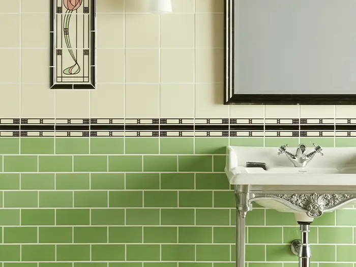 Wandtegels Groen 7.5 x 15.2 | 527-801 | Jan Groen Tegels