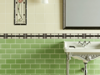 wandtegel Groen 7.5 x 15.2 | 527-801 | Jan Groen Tegels