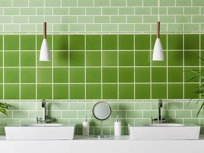 Wandtegels Groen 7.5 x 15.2 | 527-801 | Jan Groen Tegels