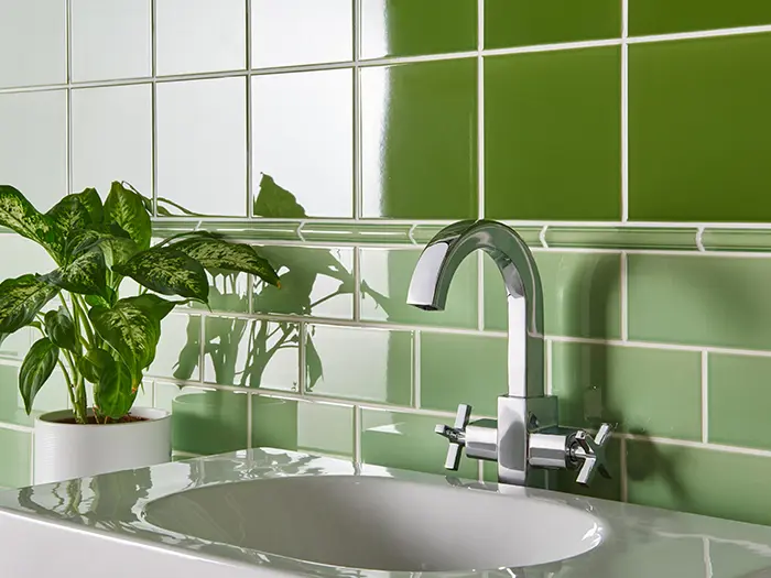 Wandtegels Groen 7.5 x 15.2 | 527-801 | Jan Groen Tegels