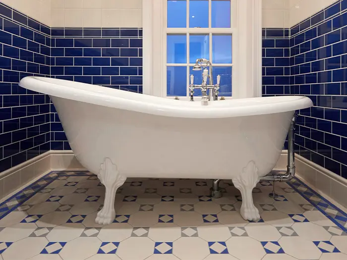 Vloertegels Blauw 5.3 x 5.3 | 992-456 | Jan Groen Tegels