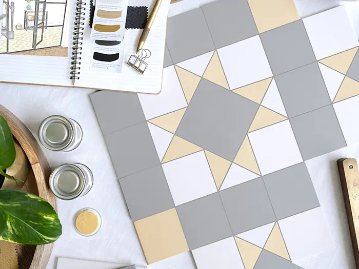 vloertegel Grijs 10.6 x 10.6 | 615-316 | Jan Groen Tegels