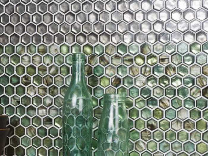 Mozaiek Groen 27.5 x 29.2 | 930-350 | Jan Groen Tegels
