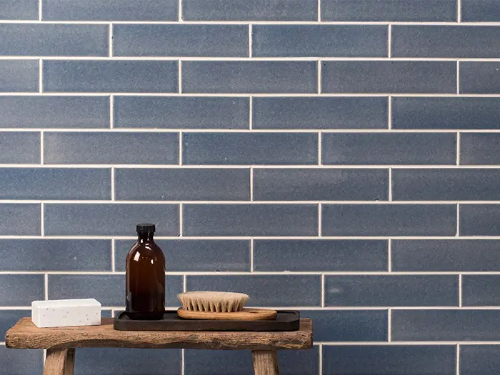 Wandtegels Blauw 6 x 24 | 634-285 | Jan Groen Tegels