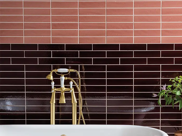 Wandtegels Rood 6 x 24 | 798-187 | Jan Groen Tegels