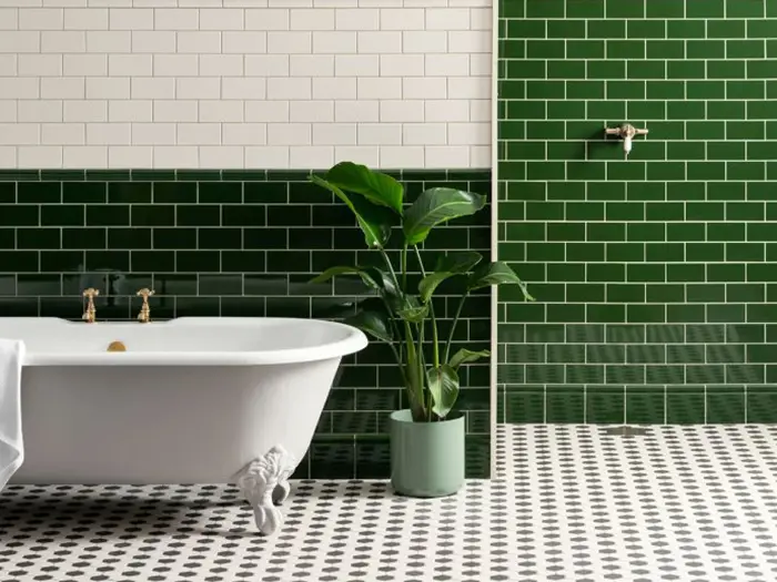 Wandtegels Groen 15.2 x 7.5 | 633-604 | Jan Groen Tegels
