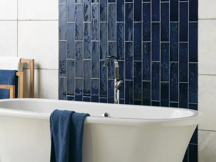 Wandtegels Blauw 7.5 x 30 | 518-170 | Jan Groen Tegels