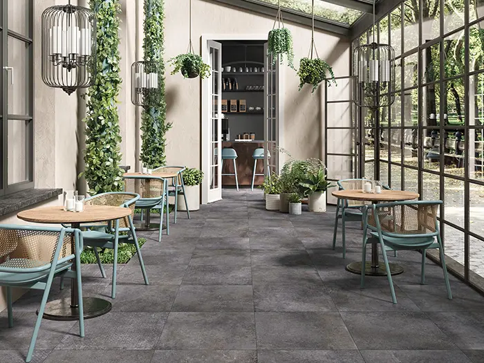 Vloertegel Sintesi Concept Stone Black Rett 60 x 60 | 382-320 | Jan Groen Tegels