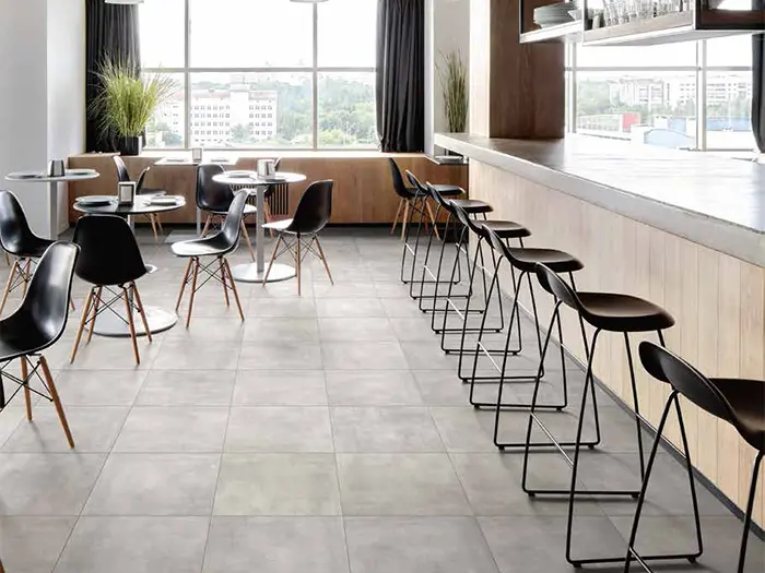 Vloertegel Sintesi Flow Grey Ret 60 x 60 | 314-552 | Jan Groen Tegels