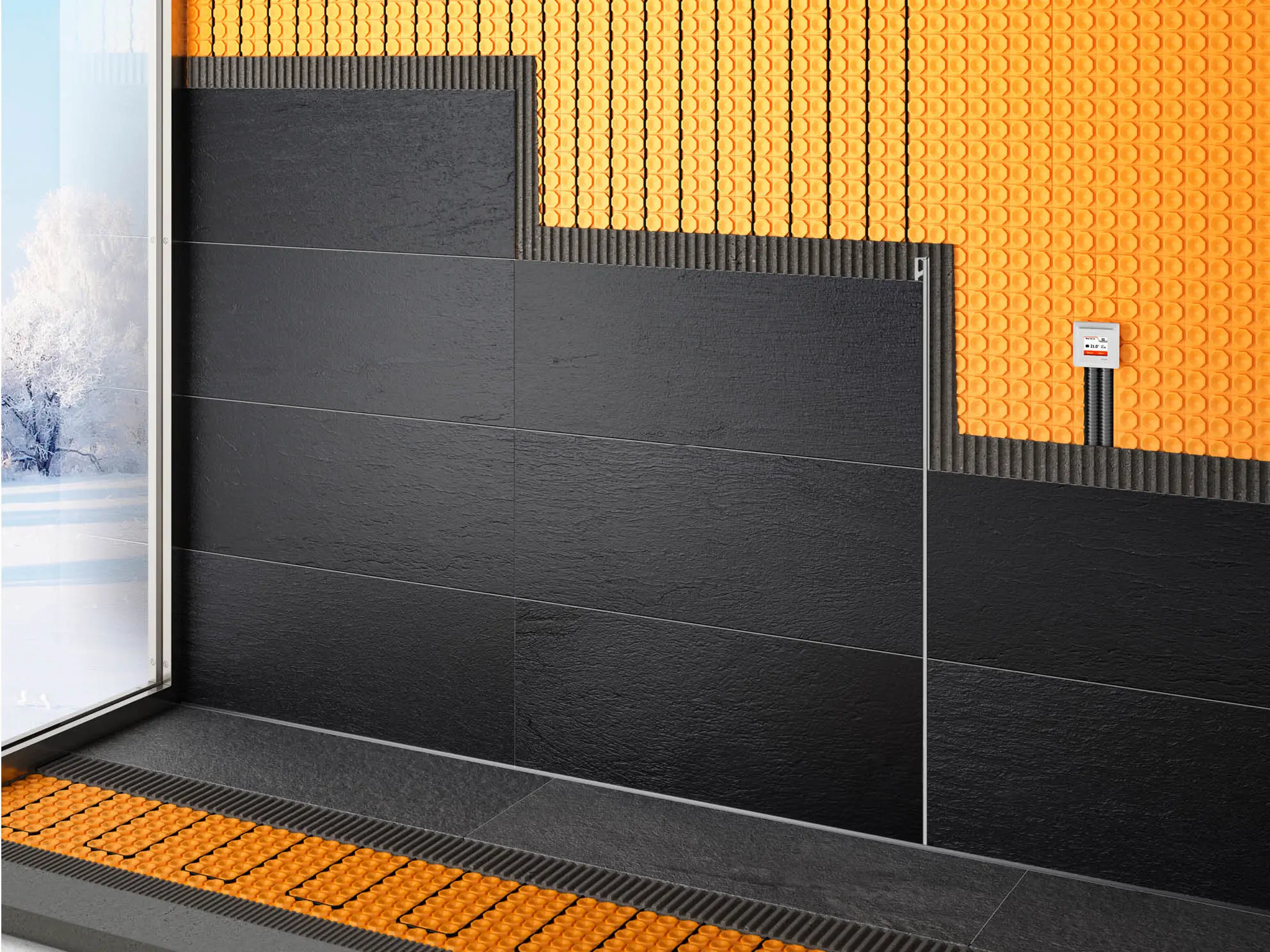 Vloerverwarming Schluter Ditra-Heat-E-Duo S1 - 1,6/1,1 M2 | 177-347 | Jan Groen Tegels