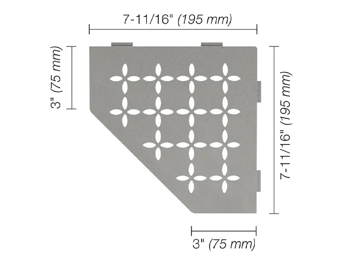 Schluter Shelf E S2 Floral TSSG | 206-710 | Jan Groen Tegels