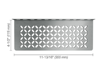 Schluter Shelf W S1 Floral RVS geborsteld | 369-740 | Jan Groen Tegels