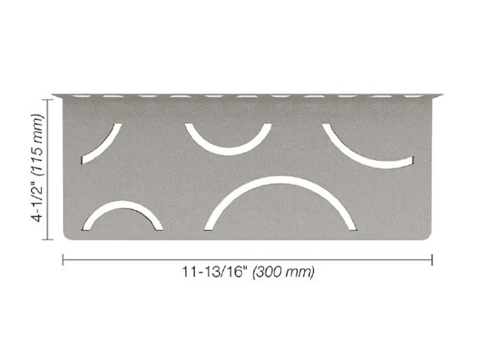Schluter Shelf W S1 Curve TSSG | 381-838 | Jan Groen Tegels