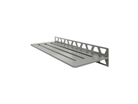 Schluter Shelf-W S1 Wave RVS geborsteld | 468-799 | Jan Groen Tegels