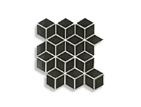 mozaiek Zwart 26.6 x 30.5 | 813-378 | Jan Groen Tegels