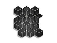 mozaiek Zwart 26.6 x 30.5 | 700-085 | Jan Groen Tegels