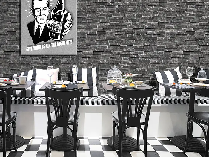 Wandtegel Keradom Rock Black 7,5 x 38,5 | 726-116 | Jan Groen Tegels