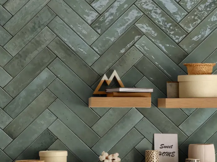 Wandtegels Groen 6 x 25 | 742-614 | Jan Groen Tegels