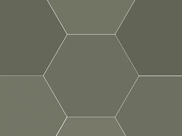 Vloertegel Dune Chicago E x a Olive 21,5 x 25 | 655-123 | Jan Groen Tegels