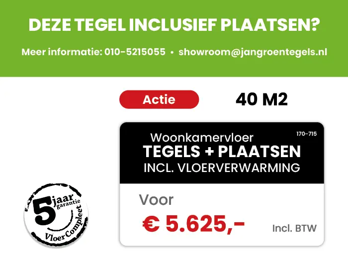 Vloertegel Argenta Storm Cloud Rect 60 x 60 | 170-715 | Jan Groen Tegels