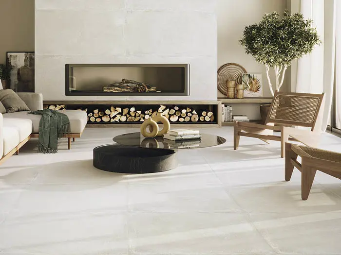 Vloertegel Argenta SL Davenport White 75 x 75 | 292-508 | Jan Groen Tegels