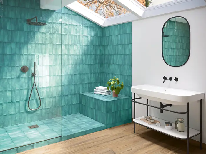 Wandtegels Turquoise 6.5 x 20 | 733-010 | Jan Groen Tegels