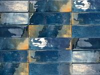 wandtegel Blauw 6.4 x 22.3 | 535-494 | Jan Groen Tegels