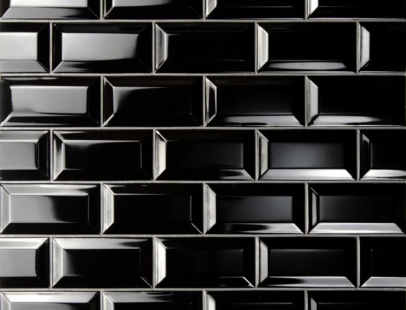 wandtegel Zwart 7.5 x 15 | 114-723 | Jan Groen Tegels