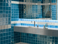 wandtegel Blauw 13.9 x 13.9 | 753-354 | Jan Groen Tegels