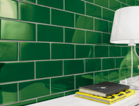 wandtegel Groen 6.7 x 13.9 | 779-478 | Jan Groen Tegels