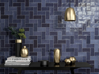 wandtegel Blauw 6.5 x 13 | 154-456 | Jan Groen Tegels