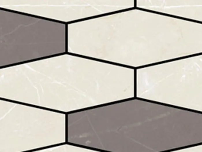 Mozaiek Aleluia Mos He x a Slim Ivory/Grey 28,1 x 34 | 176-186 | Jan Groen Tegels