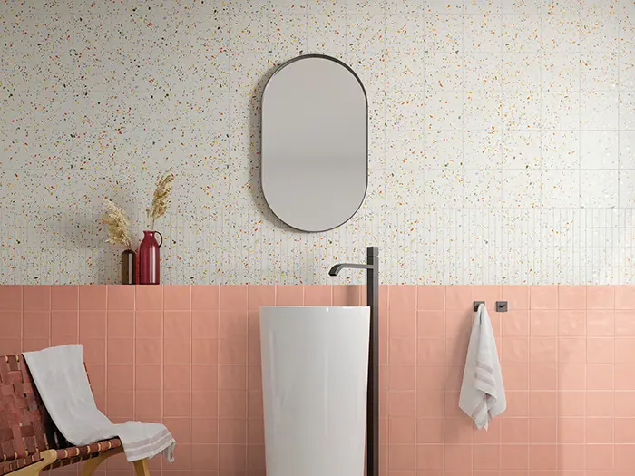 Vloertegel Aleluia Dandy Terrazzo White 20 x 20 | 781-232 | Jan Groen Tegels