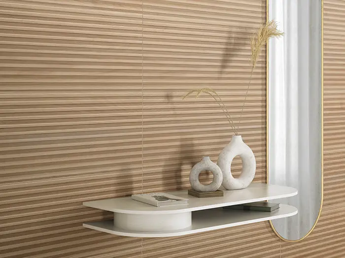 Wandtegel Aleluia Oslo Reed Almond 30 x 90 | 712-767 | Jan Groen Tegels