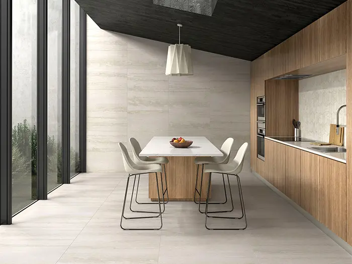 Vloertegel Aleluia Pure Travertine Ivory Rt 44,3 x 88,8 | 733-219 | Jan Groen Tegels