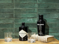 Wandtegel Aleluia Raku Green Jade 5,6 x 26,7 | 935-263 | Jan Groen Tegels