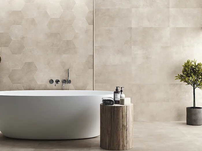 Vloertegels Ape Work B Taupe Rect 60 x 60 | 247-555 | Jan Groen Tegels