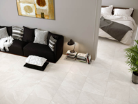 Vloertegel Herberia Pietra Ligure Avorio ret 60 x 60 | 760-862 | Jan Groen Tegels