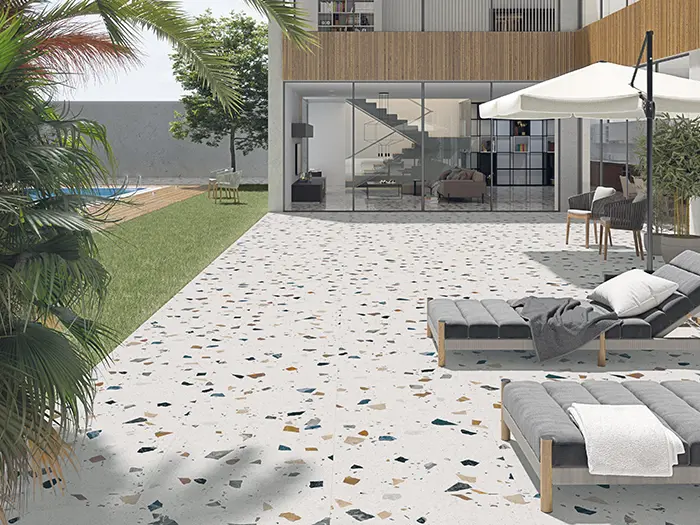 Vloertegel Arcana Stracciatella Nacar Rect 80 x 80 | 237-360 | Jan Groen Tegels