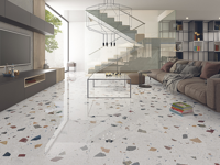 Vloertegel Arcana Stracciatella Nacar Rect 80 x 80 | 237-360 | Jan Groen Tegels