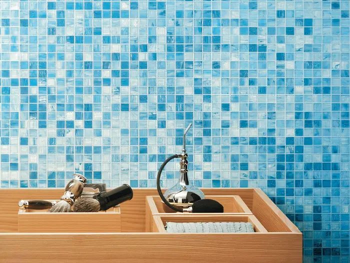 Mozaiek Blauw 31.7 x 31.7 | 893-649 | Jan Groen Tegels