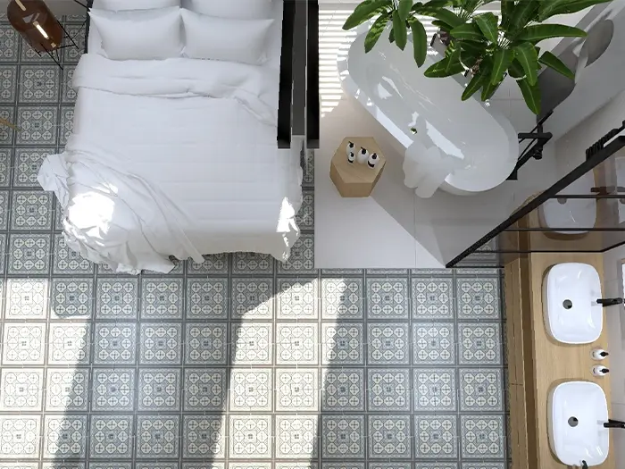 vloertegel Multi 15 x 15 | 955-584 | Jan Groen Tegels