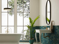 wandtegel Blauw 6.2 x 25 | 539-048 | Jan Groen Tegels