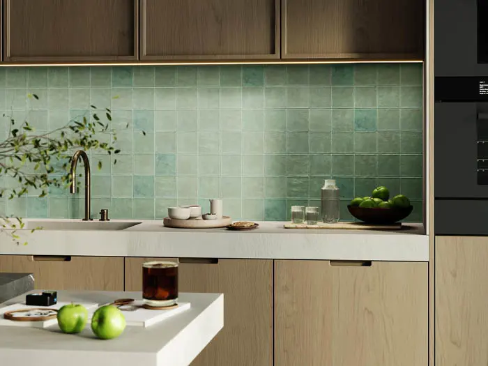 Wandtegels Groen 10 x 10 | 442-059 | Jan Groen Tegels