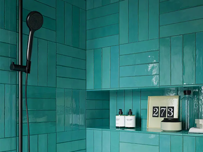 Wandtegels Turquoise 7.5 x 30 | 777-066 | Jan Groen Tegels