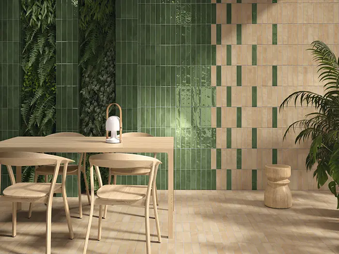 Wandtegels Groen 6 x 24.6 | 895-915 | Jan Groen Tegels