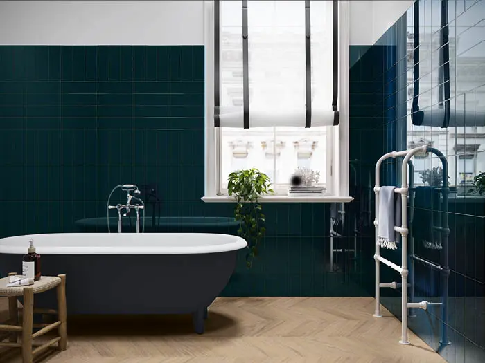 Wandtegels Blauw 9.4 x 28.2 | 678-930 | Jan Groen Tegels