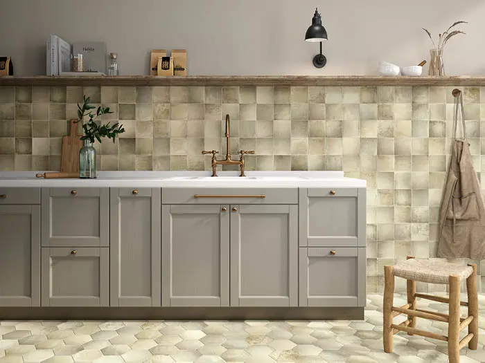 Wandtegels Beige 12.4 x 12.4 | 374-053 | Jan Groen Tegels